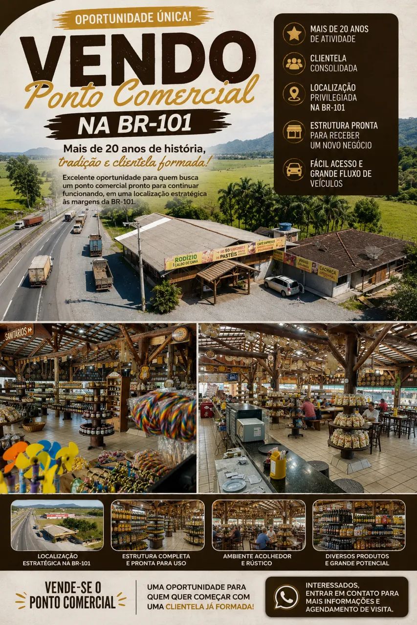 VENDO PONTO COMERCIAL NA BR-101