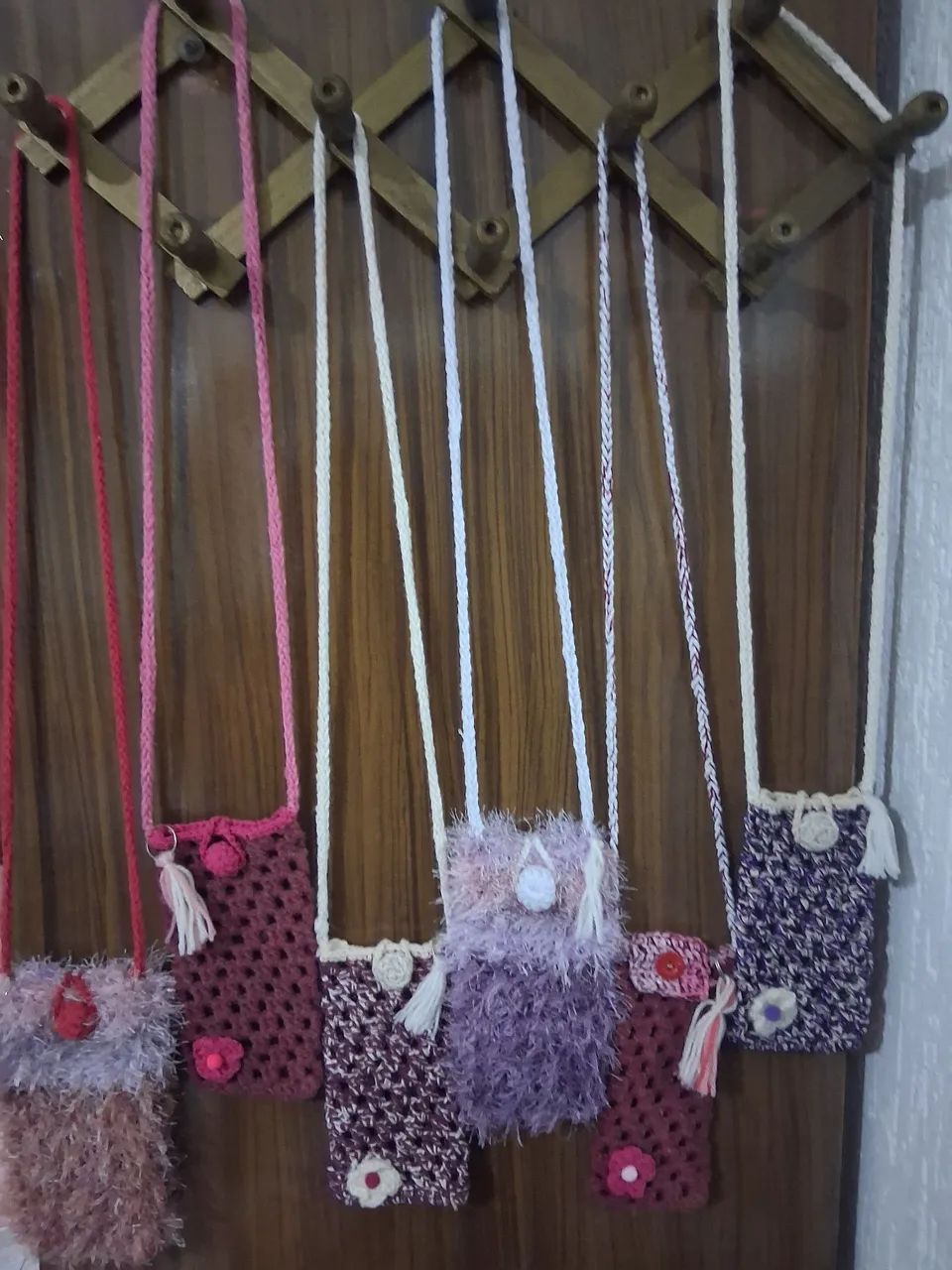 Bolsas croche para celular 