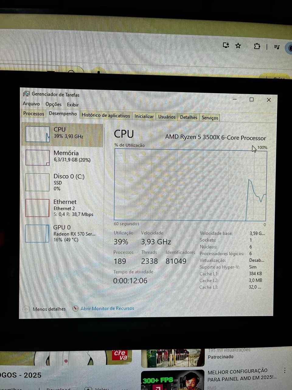 Processador Ryzen 5 3500X - Foto 3