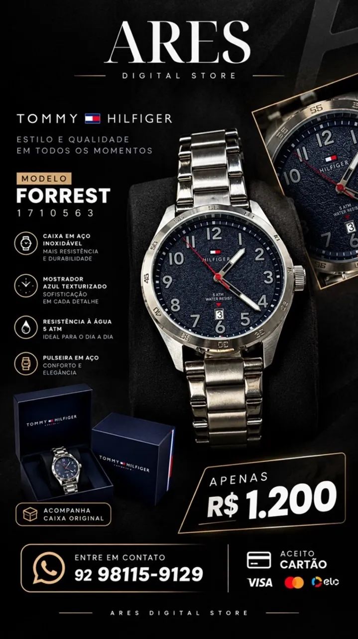 RELÓGIO FORREST TOMMY