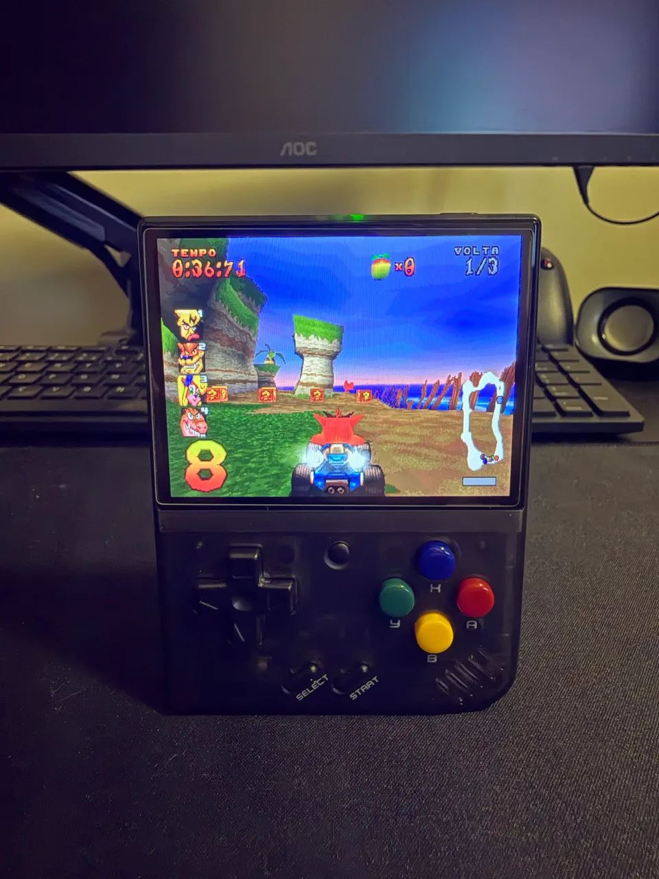 Vendo vídeo game retrô portátil - Miyoo plus - Foto 4