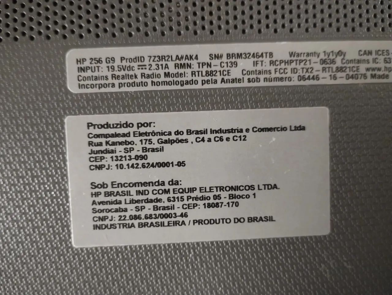 Notebook -  HP 256 G9 - Leia a Descrição Abaixo: - Foto 3