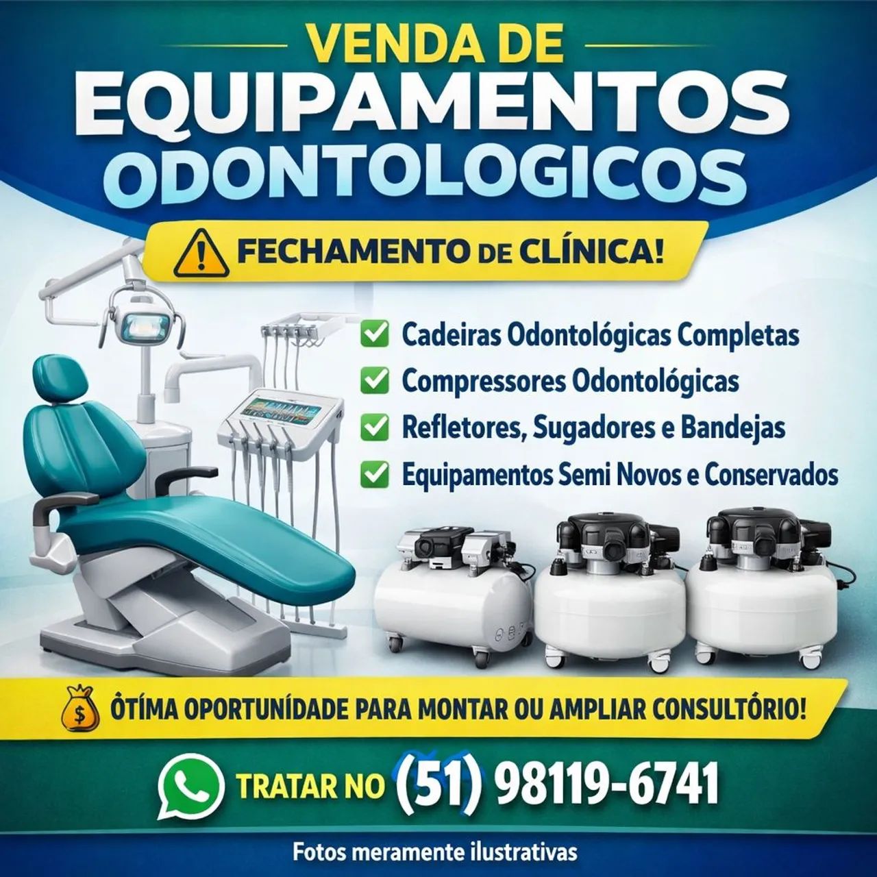 Equipos Odontológicos semi novos - Foto 2