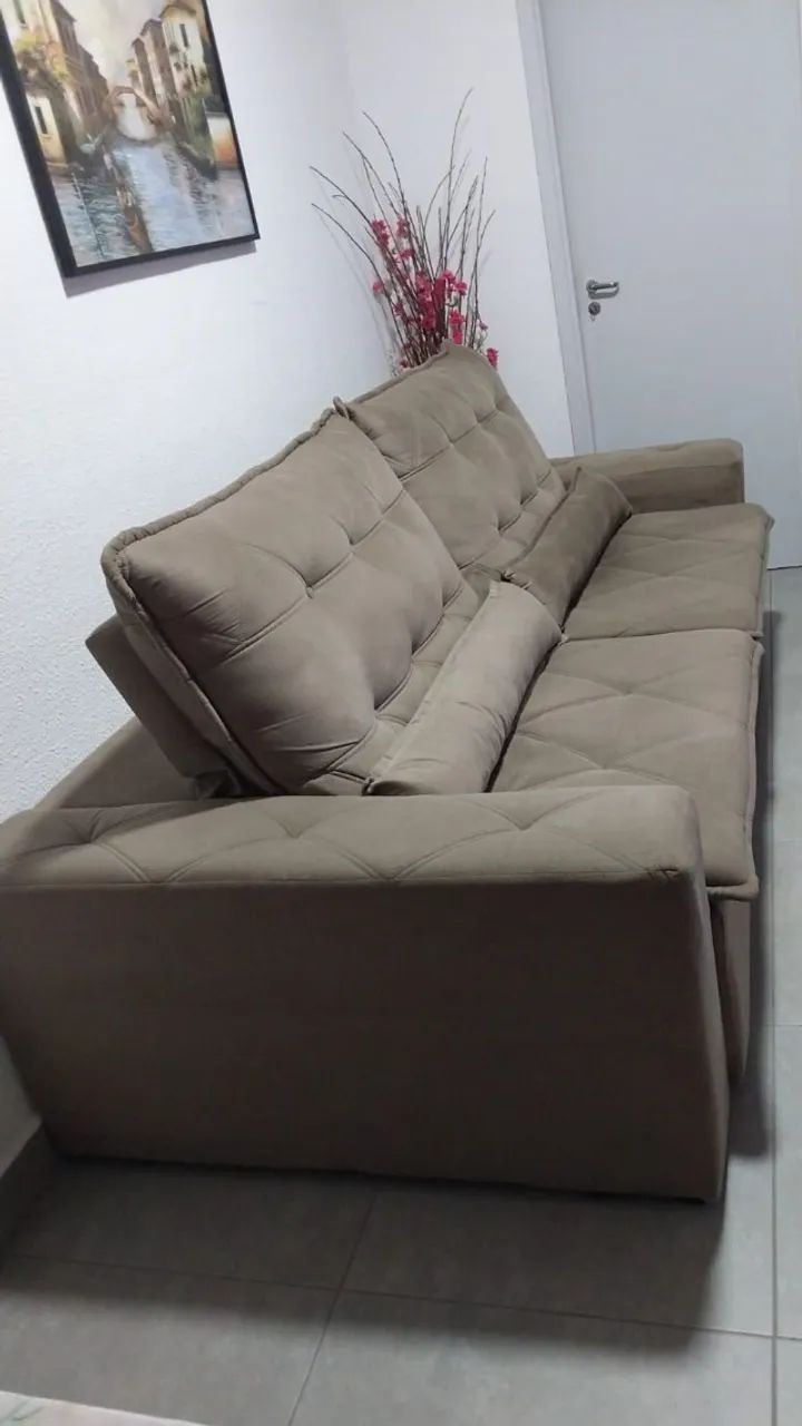 Sofá 4 Lugares Reclinável 2,50