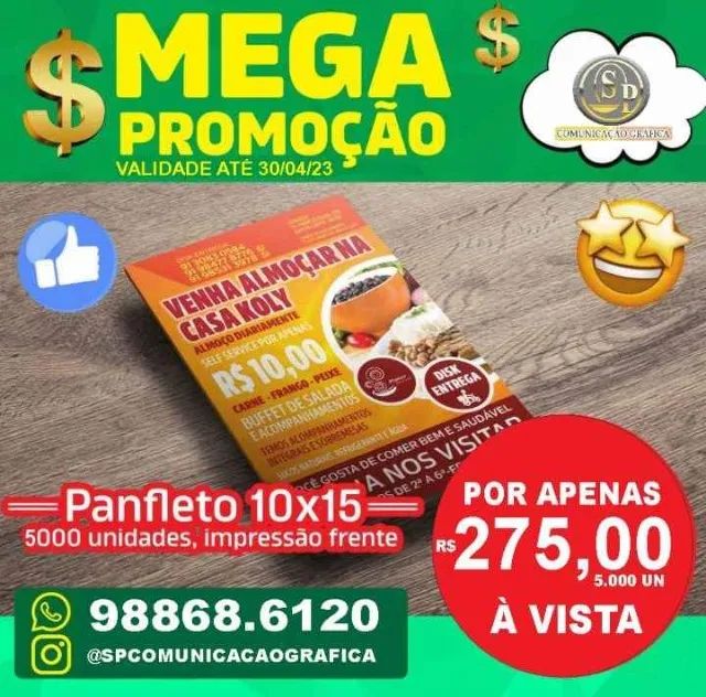 PANFLETOS 5 MIL 