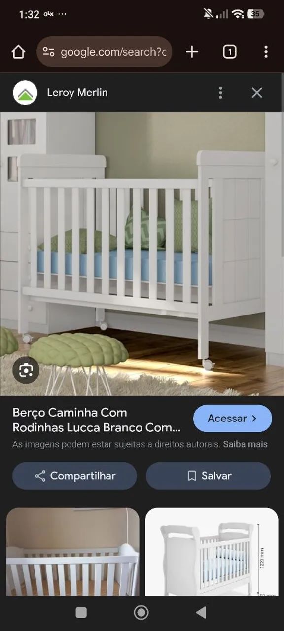 Vendo berço de rodinha 300 reais na caixa. - Foto 2