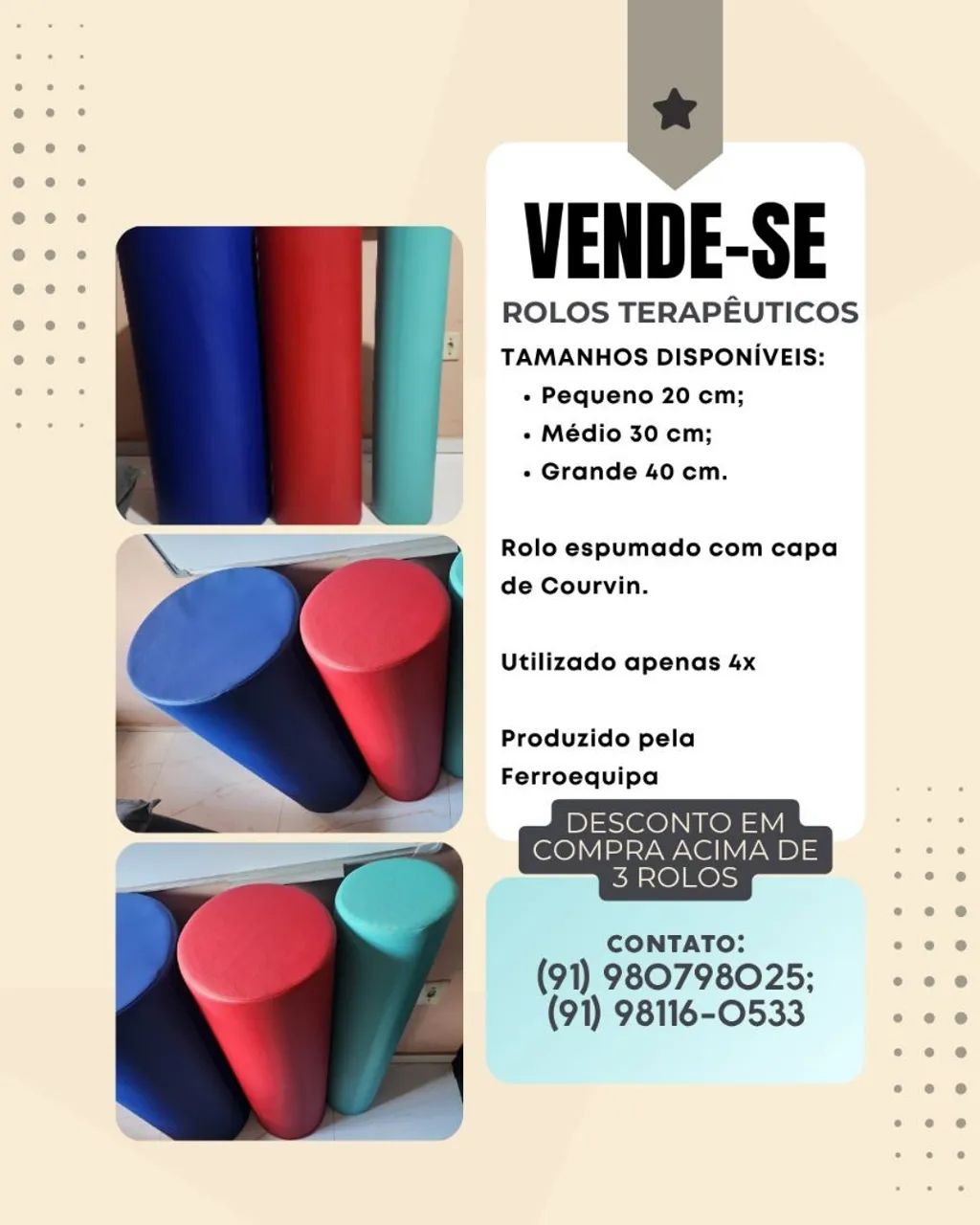 Rolos terapêuticos