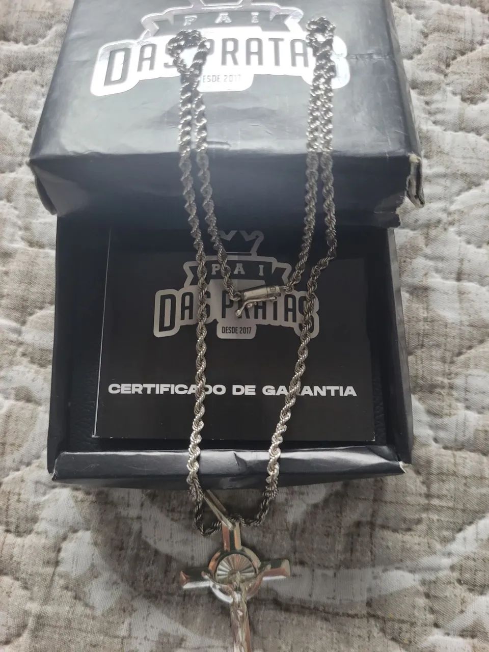 Cordao bahiano 925 prata 