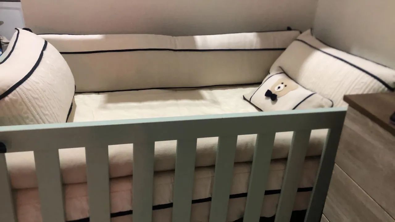 Berço cama+kit de berço 