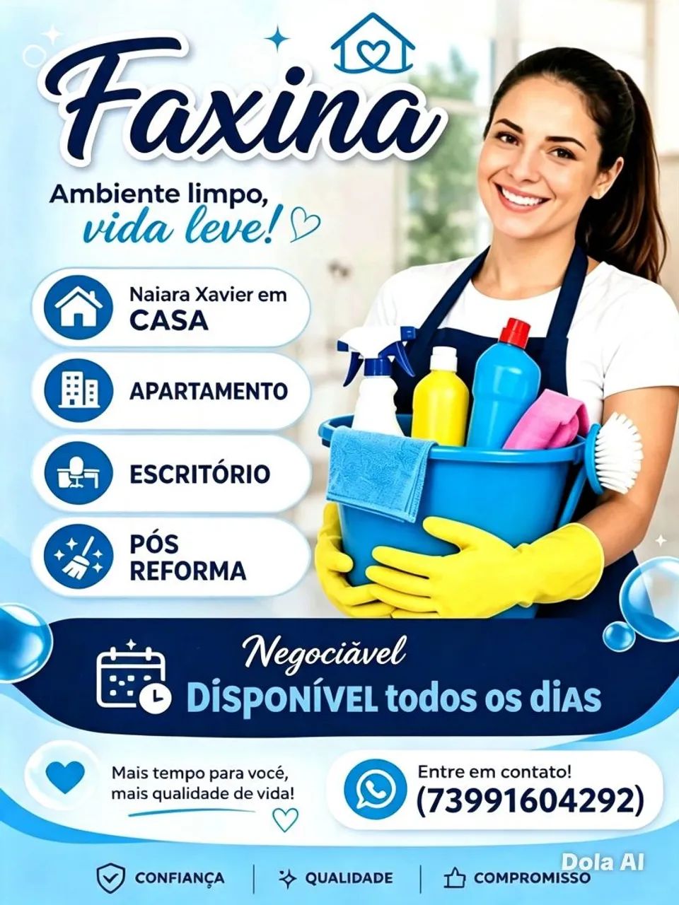 Faço faxina