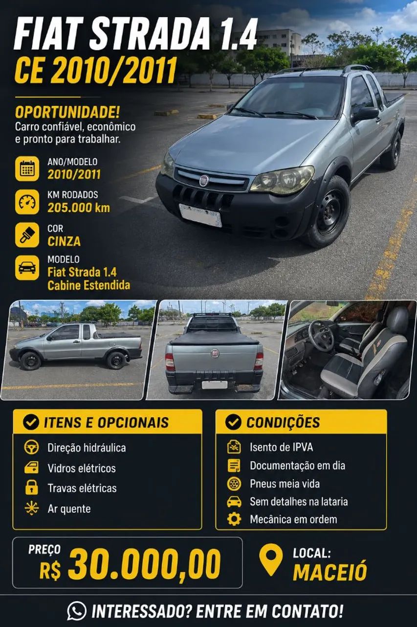 Fiat Strada 1.4 MPI Fire Flex 8V CE 2011