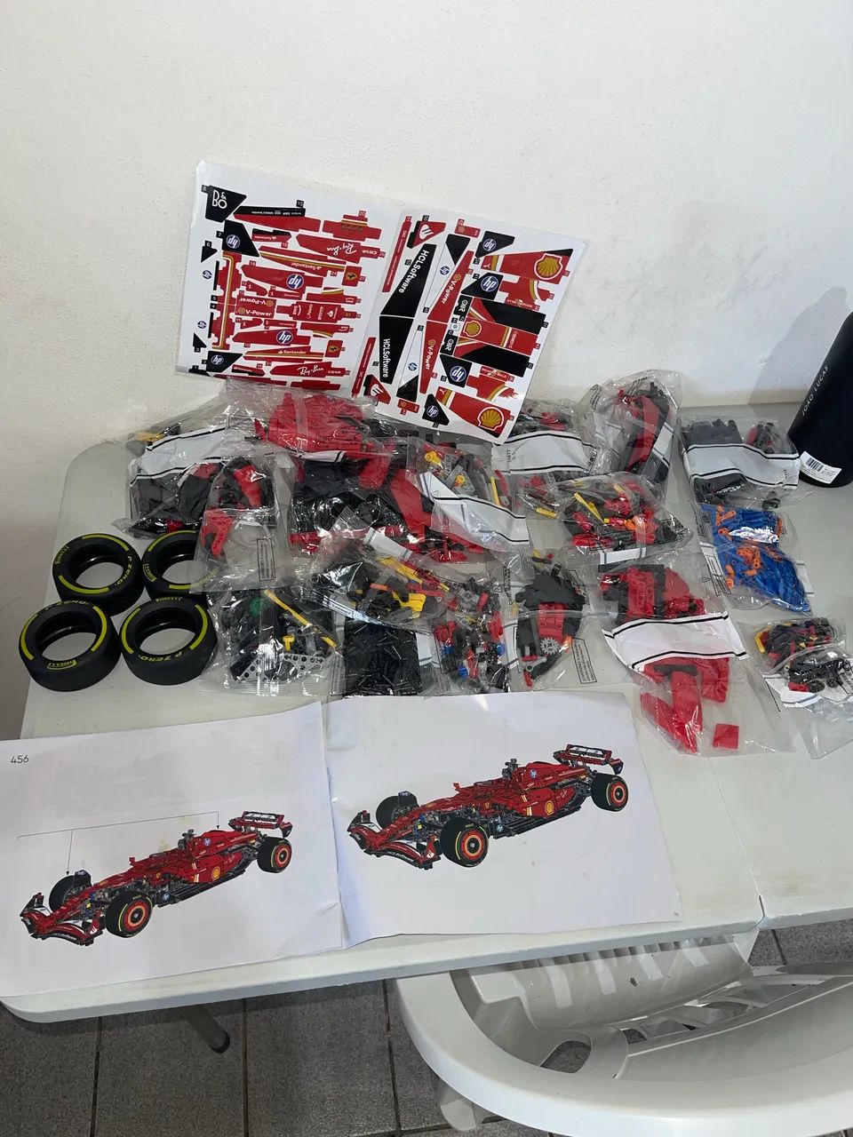 Lego genérico fórmula 1 vermelha  - Foto 2