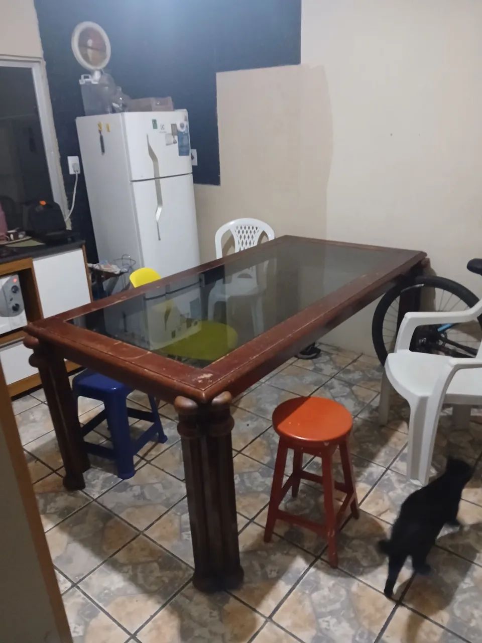 MESA TAMPO DE VIDRO - PREÇO BOM - Foto 2