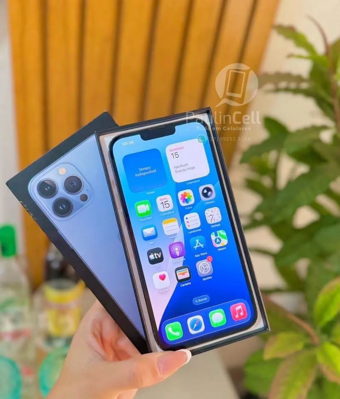 IPhone 13 Pro Max 128gb Azul completo  - Foto 4