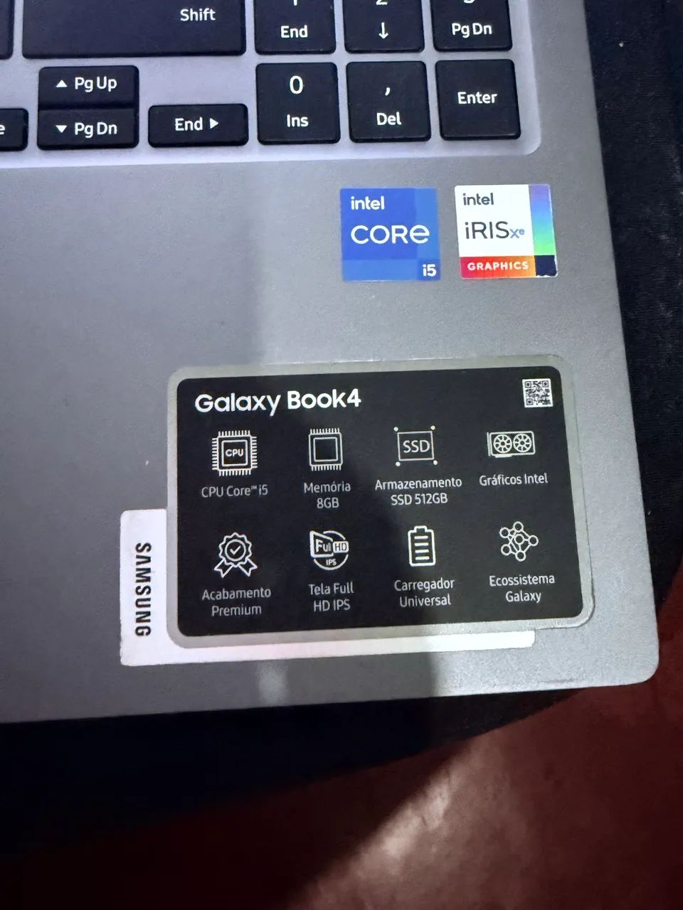 Notebook Samsung Galaxy Book4 I5 512GB SSD 8GB RAM - Foto 3