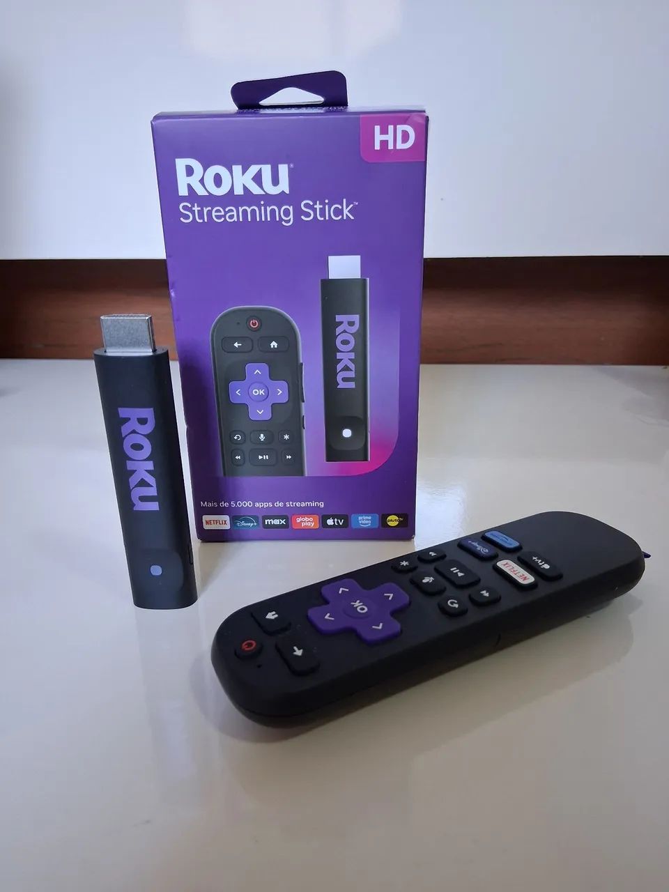 Roku Streaming Fire Stick 3840BR HD Bluetooth Wi-fi Dual Band<br>