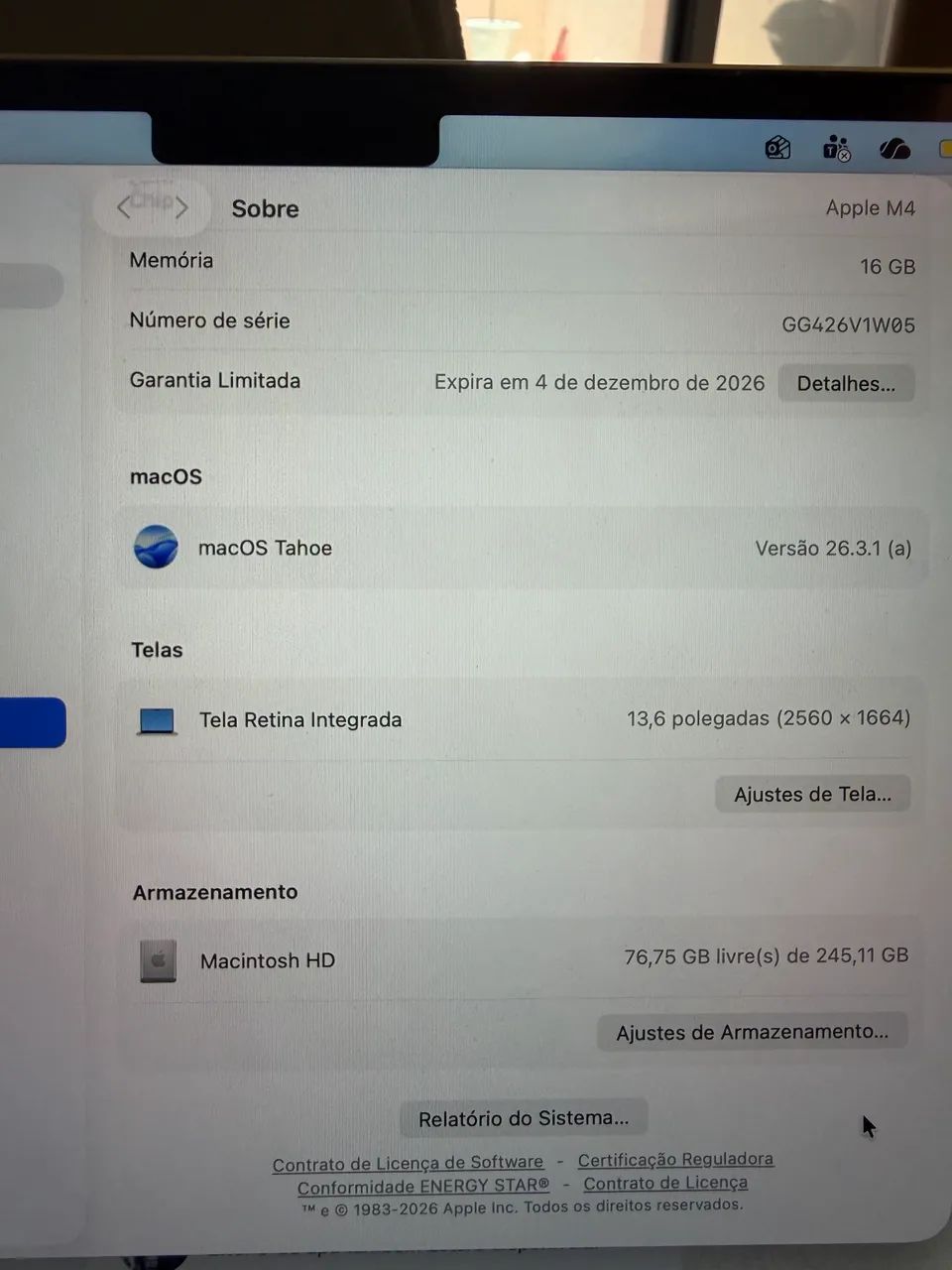 MacBook Air m4 2025 256gb - Foto 4