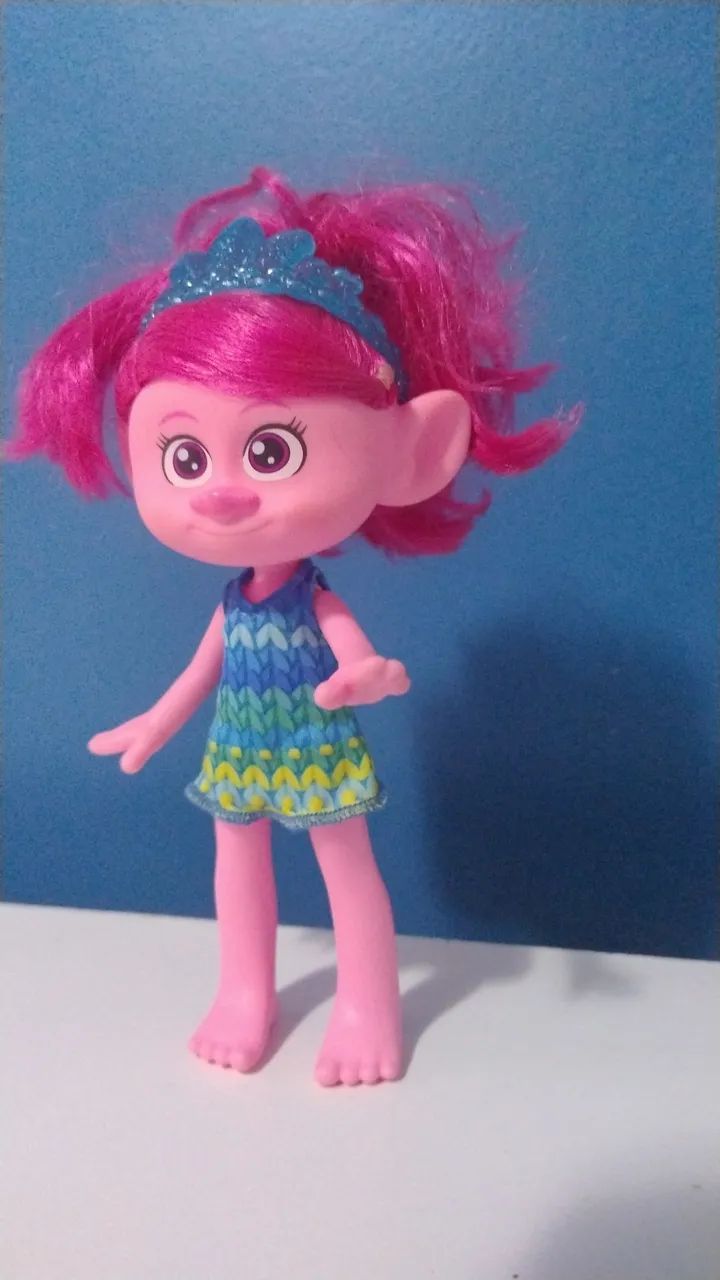 Boneca rainha Poppy  Trolls - Foto 3