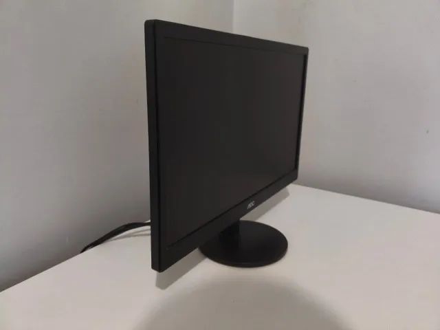 Monitor AOC 18,5 Polegadas LED E970SWHNL Widescreen HD 60 Hz - Foto 2