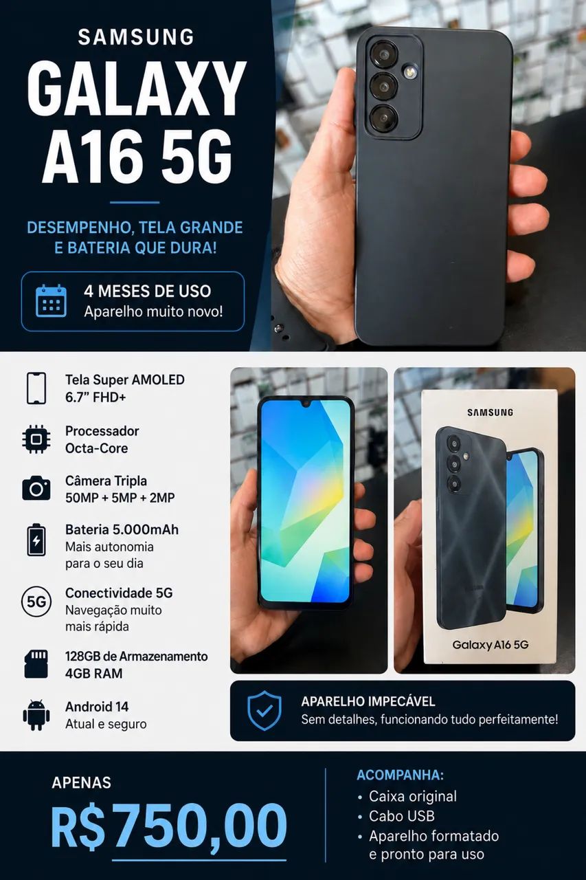 Celular Samsung Galaxy A16 5G