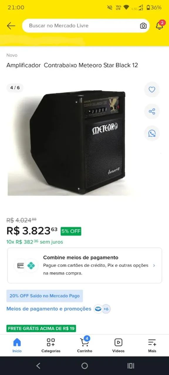 Starblack 12 polegadas  - Foto 5