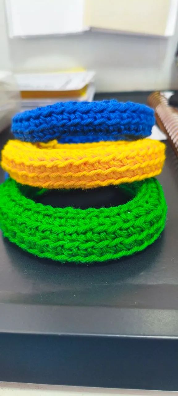 Pulseiras de Crochê Virginia  - Foto 3