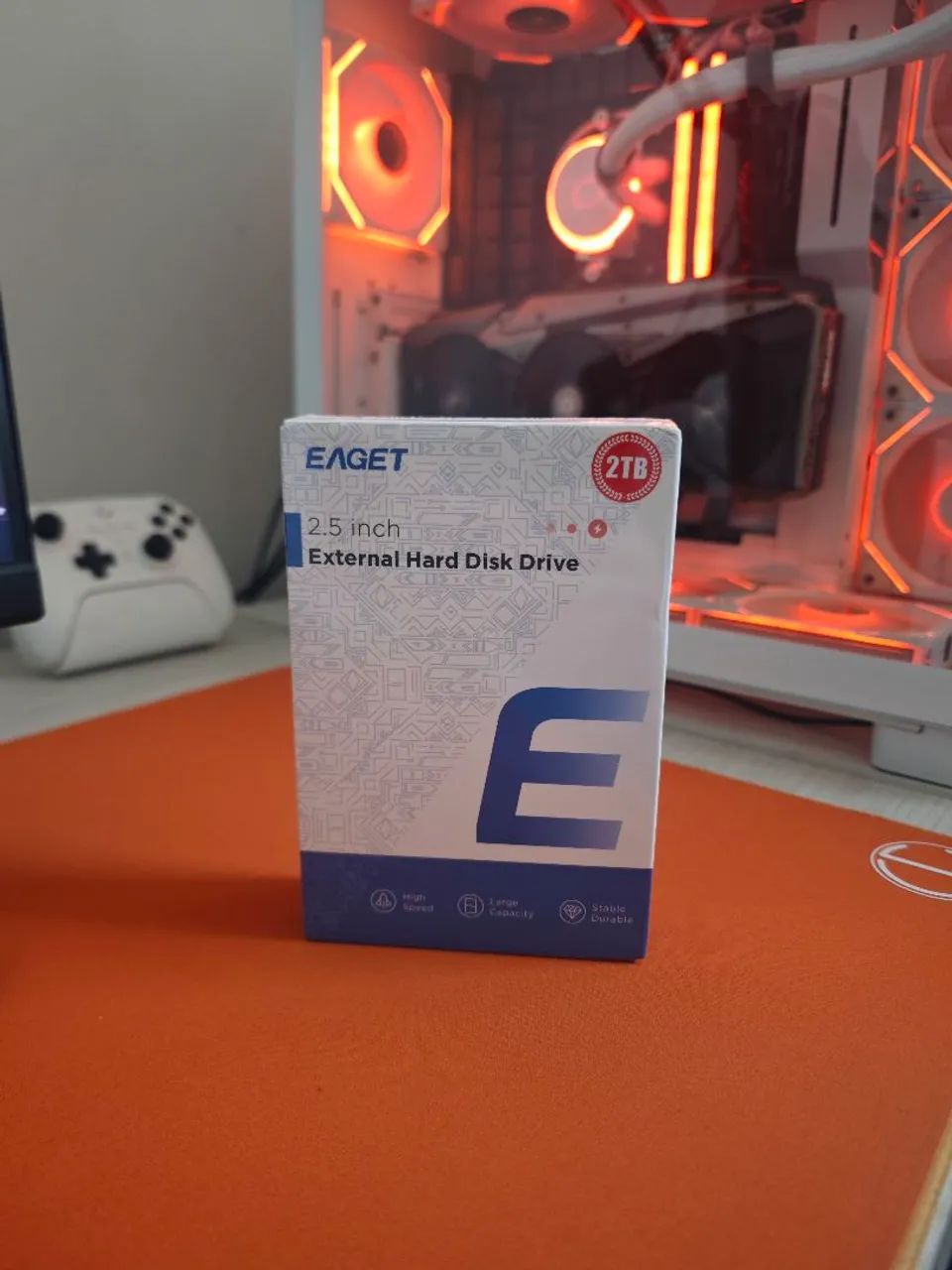 HD Externo EAGET 2Tb 200mb/s