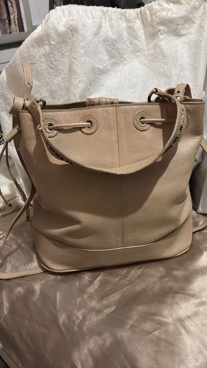 Bolsa couro legitimo linda! - Foto 2