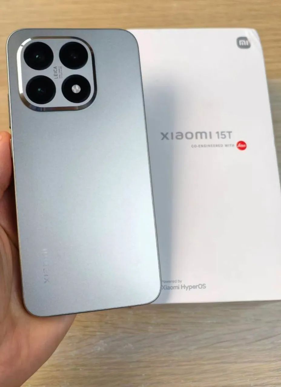 Smartphone Xiaomi 15T Pro cinza - Novo Lacrado - 512/12 5G