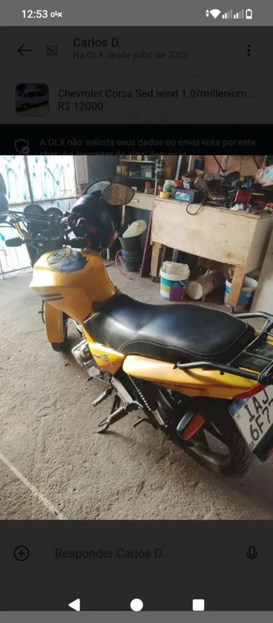 Moto certinha 7000