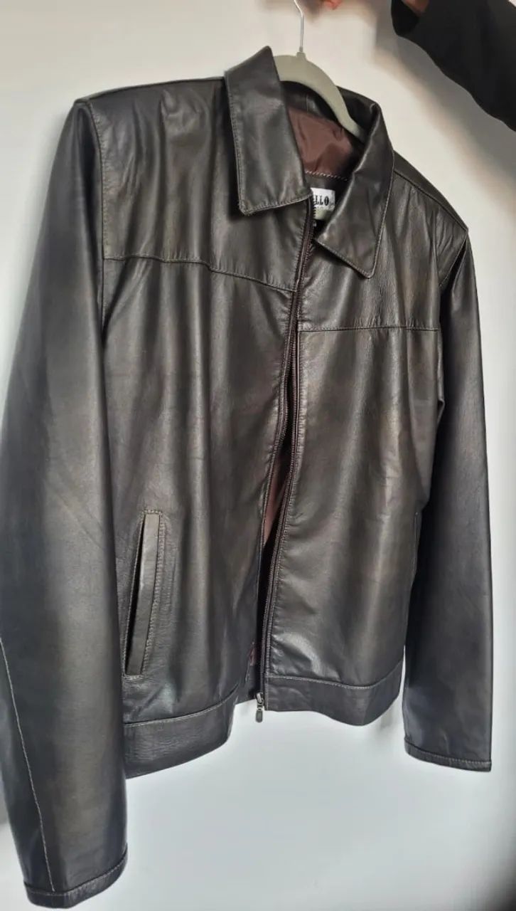 Jaqueta de Couro Masculina da Buffalo Couro - Foto 3