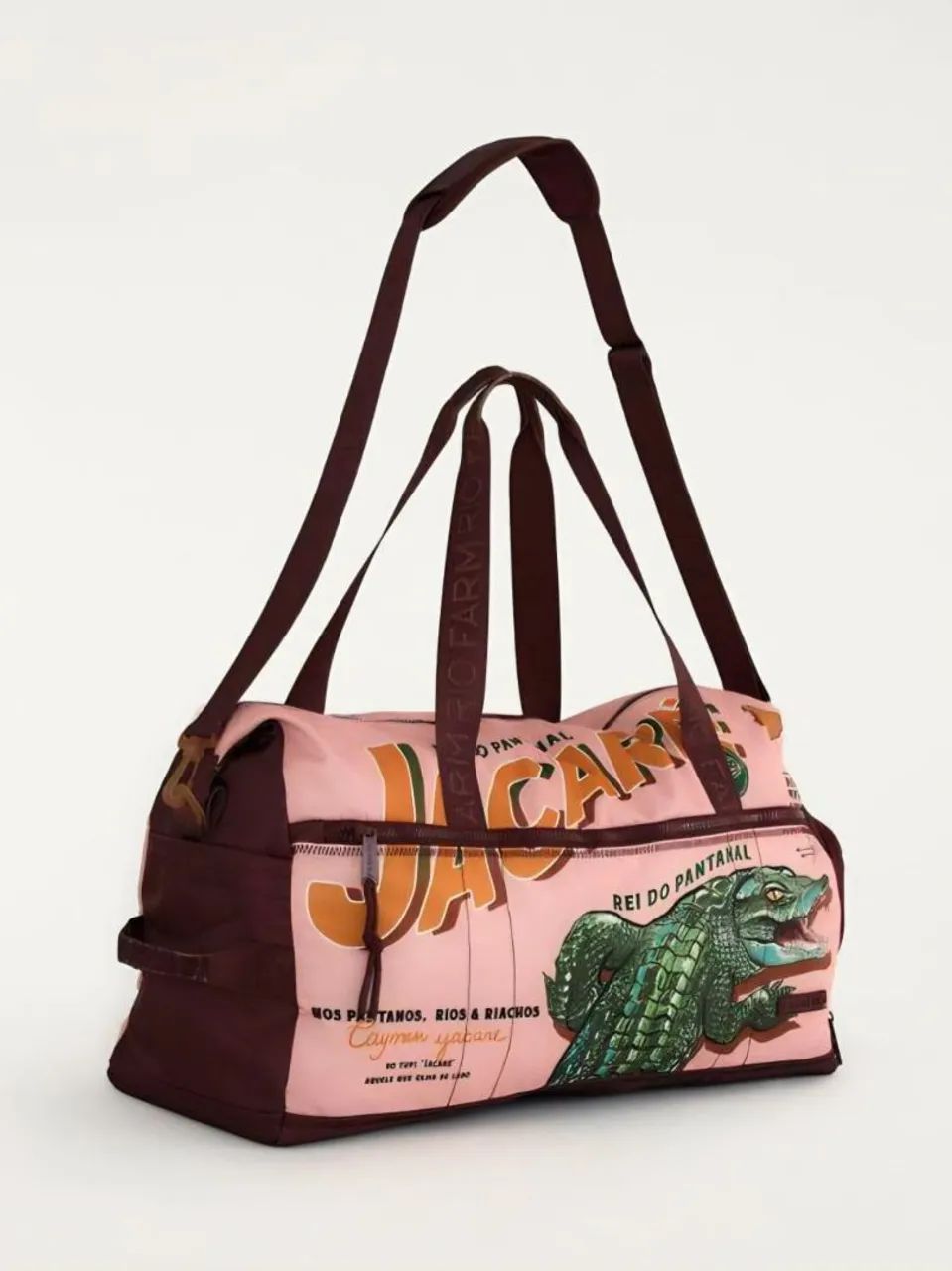 Bolsa Farm nova (tag) Findi Jacaré Silk - Foto 4