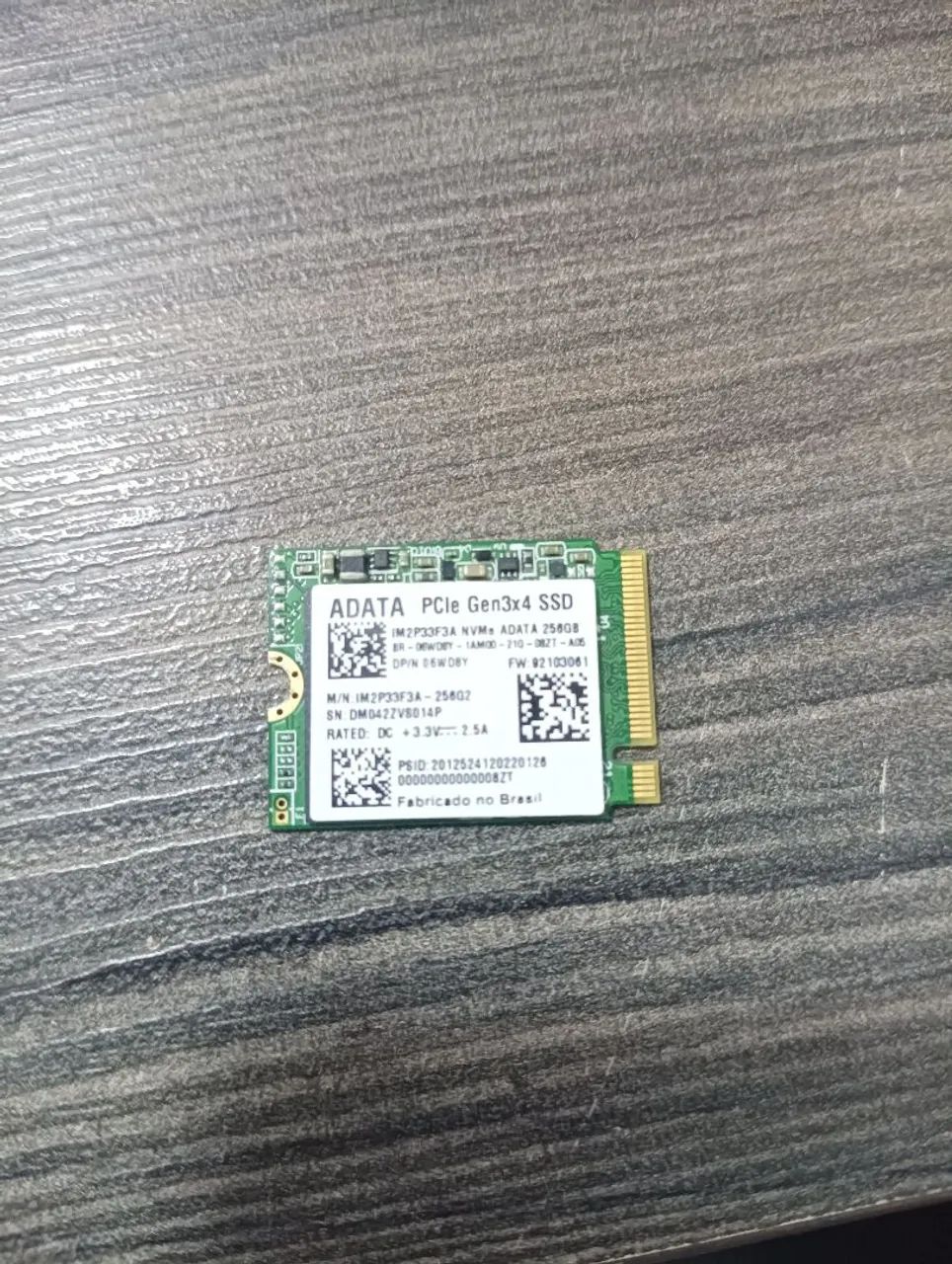 SSD M.2 Nmve 256GB