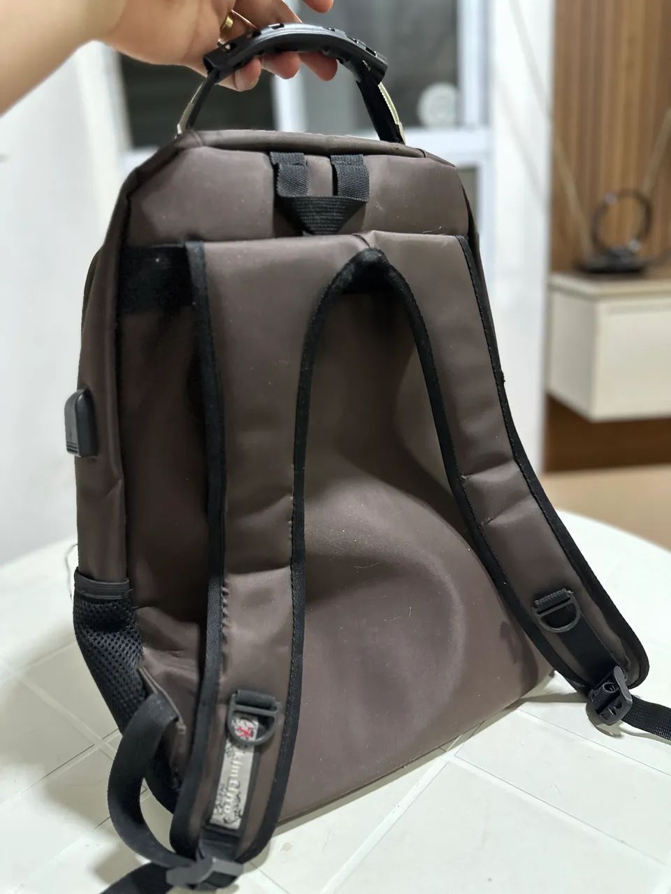 MOCHILA MARROM - Foto 2