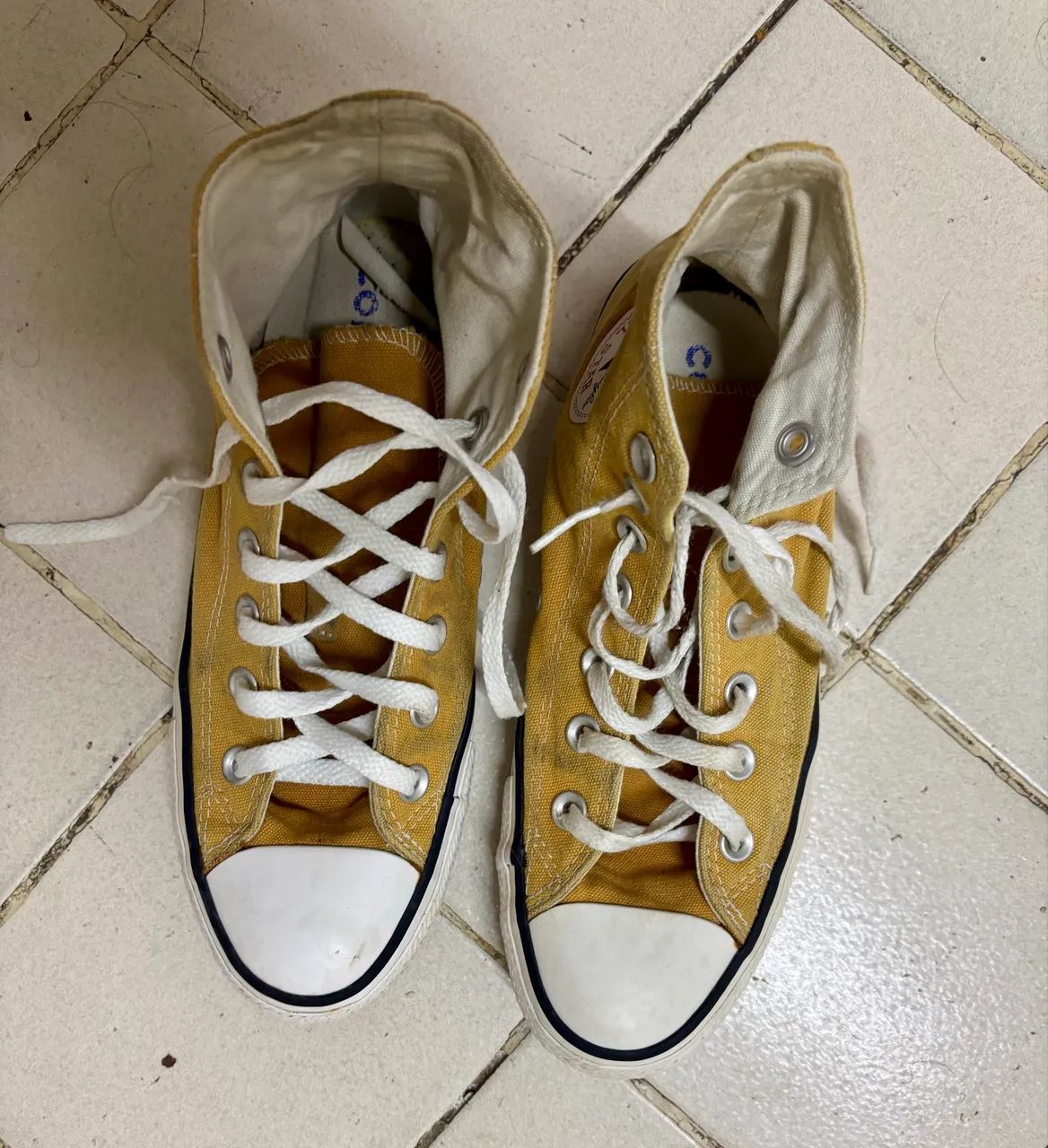 All star amarelo tam. 36