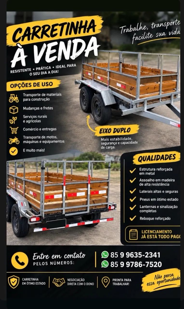 Carretinha a Venda 
