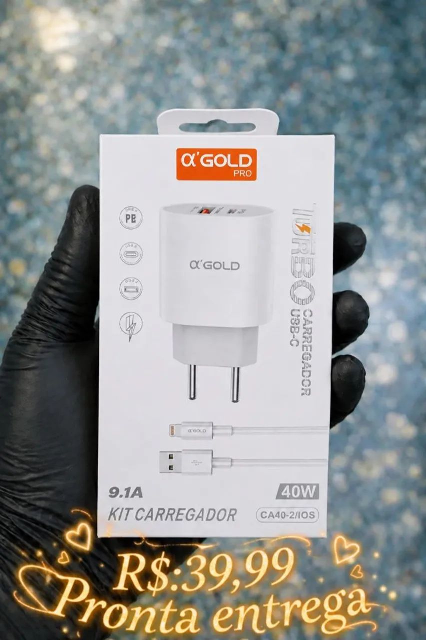 Carregador turbo para iPhone 