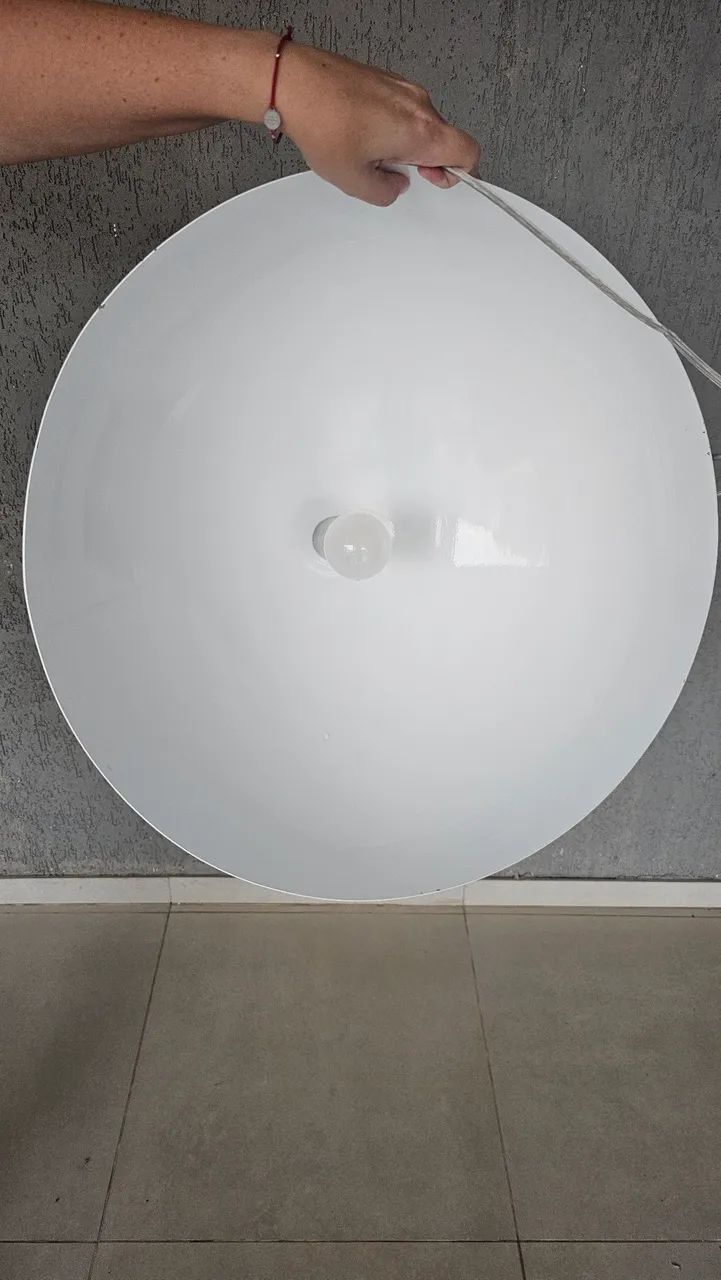 Luminaria meia lua 52cm - Foto 2