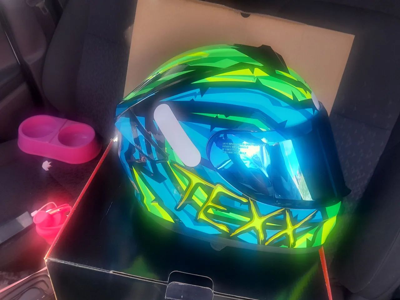 Capacete texx sem uso zero na caixa 