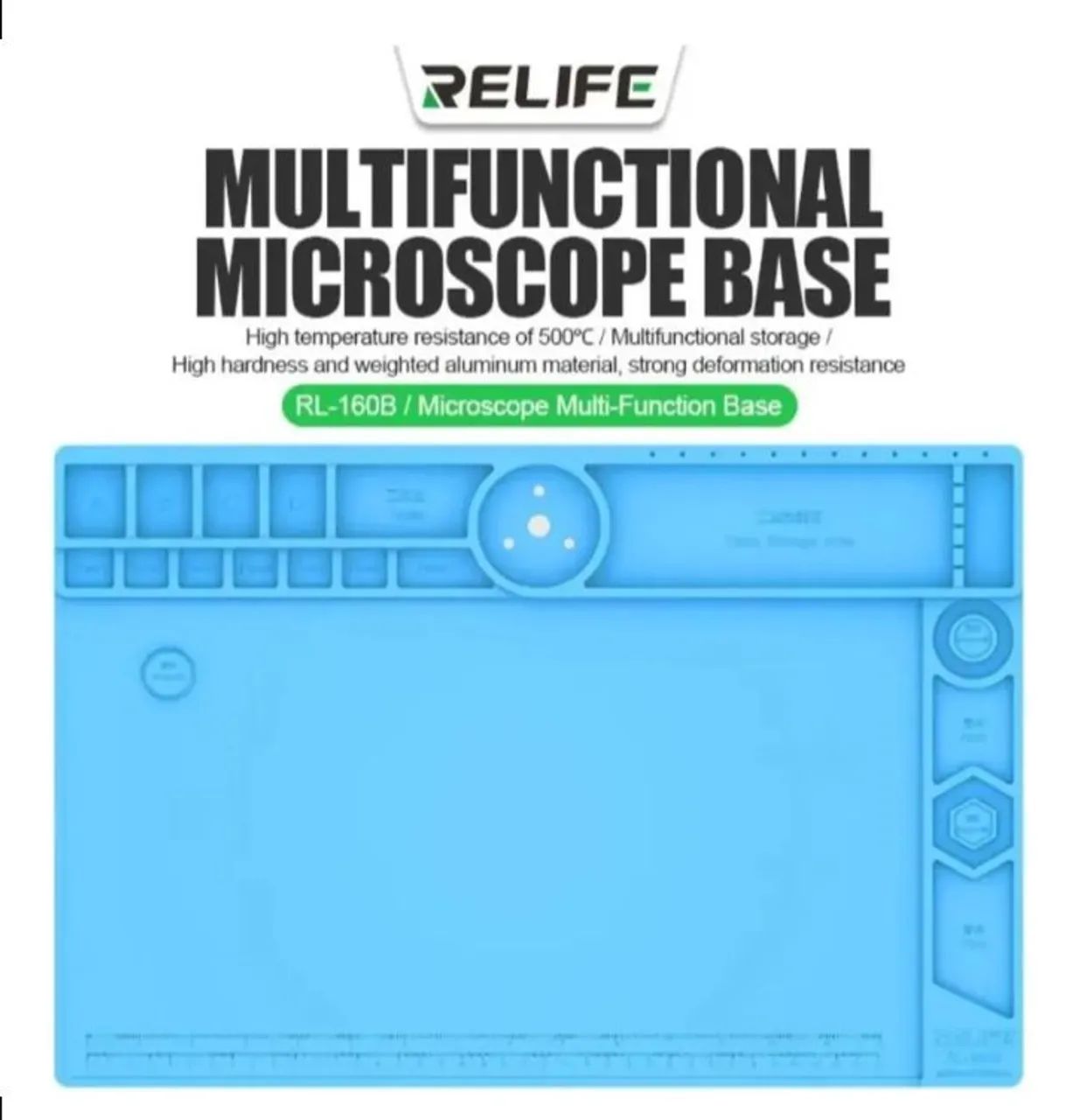 Base De Alumínio Para Microscópio Revestida de silicone  - Foto 4