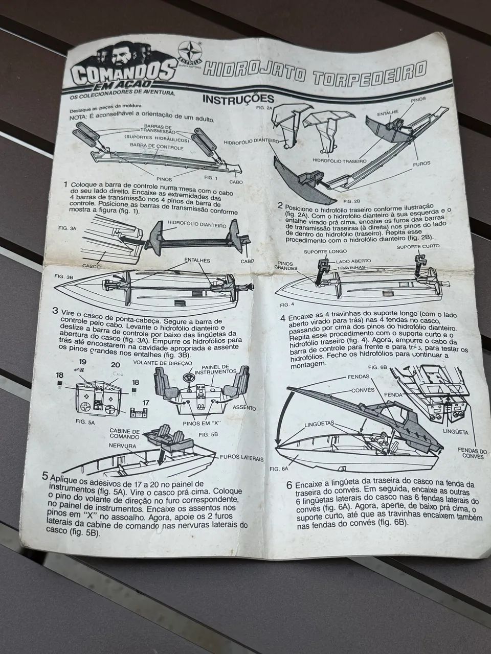 Comandos em Ação Estrela Hidrojato Torpedeiro - 1988 - - Foto 5