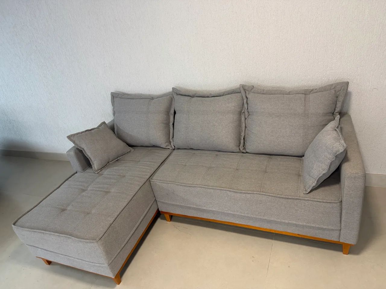 Sofá semi retrátil para sala TV  - Foto 3