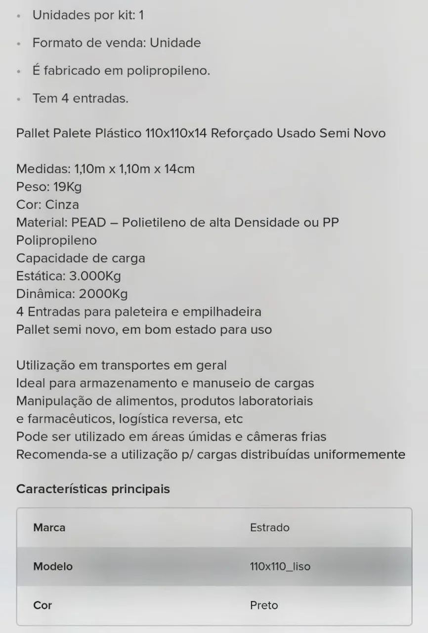 Pallets de plástico  - Foto 2