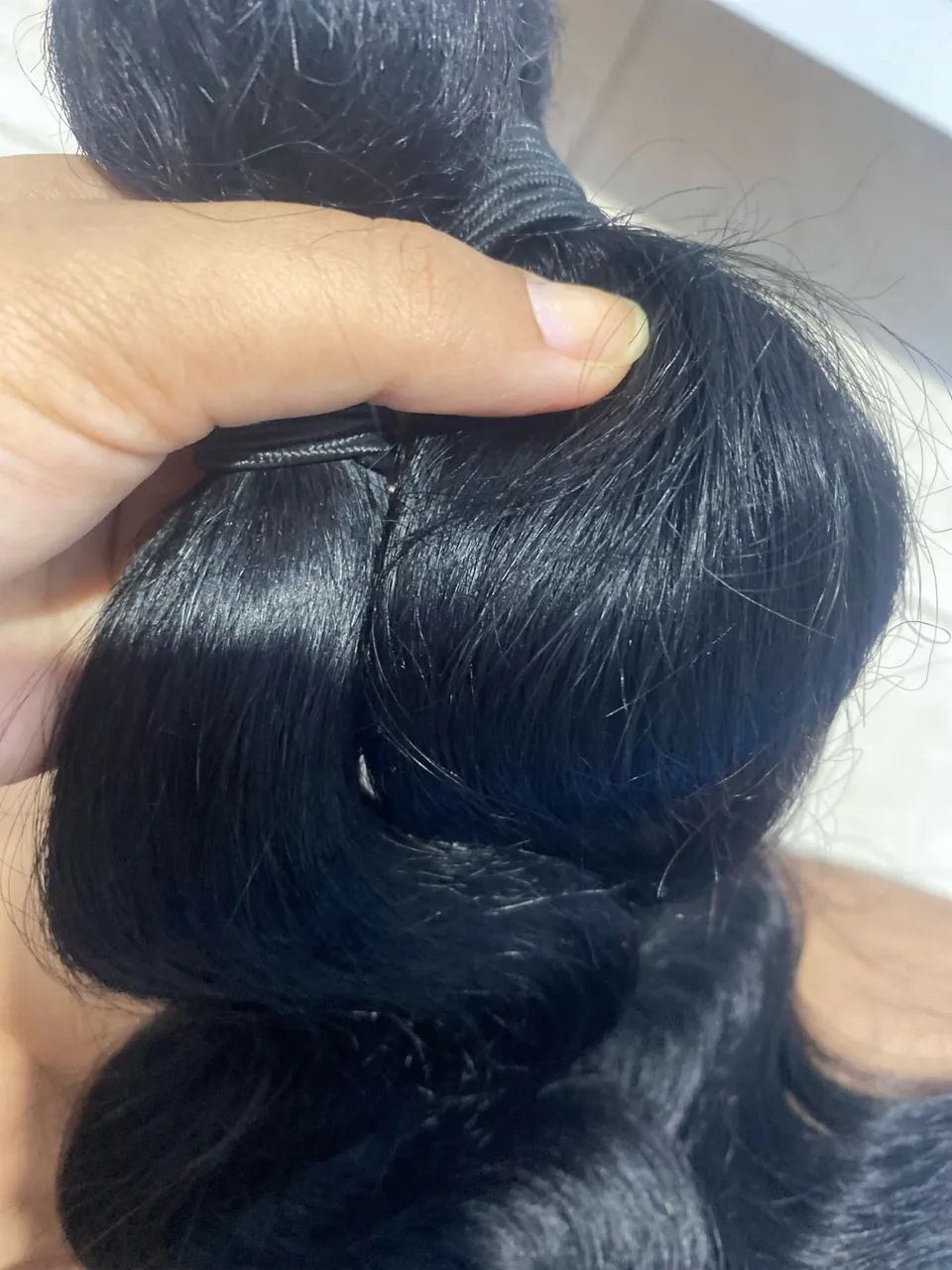 Tela de cabelo 60 cm humano - Foto 2