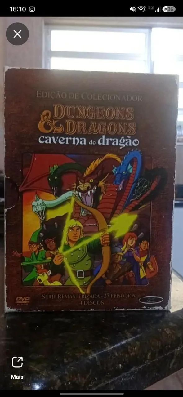Dvd original e completo caverna do dragao  - Foto 2