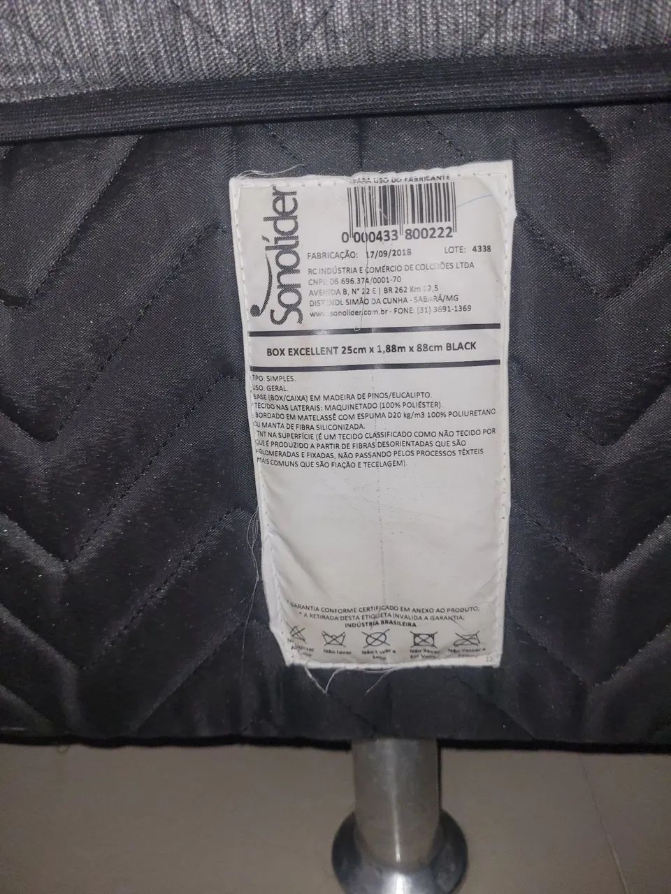 Cama solteiro completa Colchão orthoflex + box sonolíder  - Foto 3