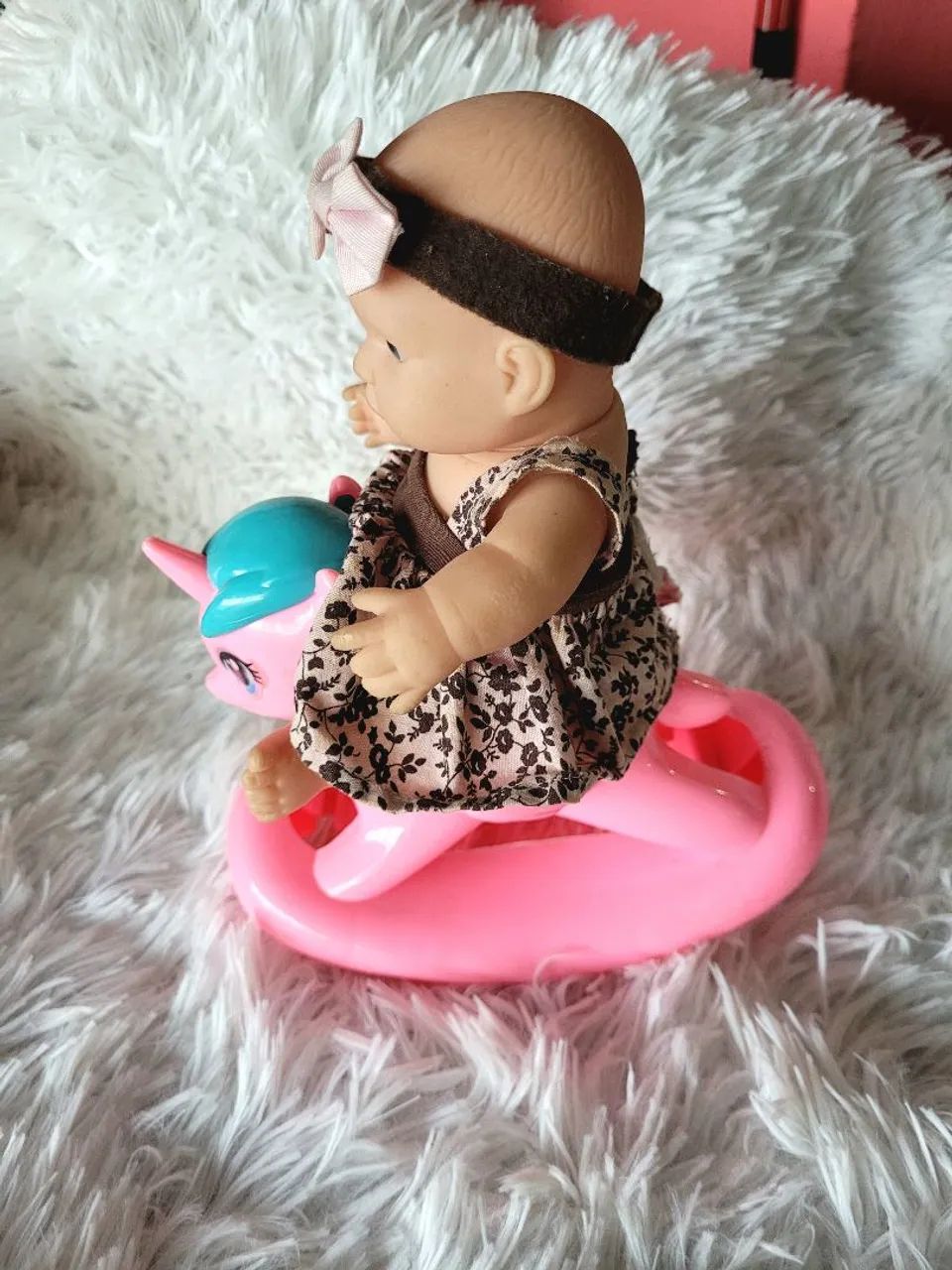bonequinha + cavalinho de balanço  - Foto 2