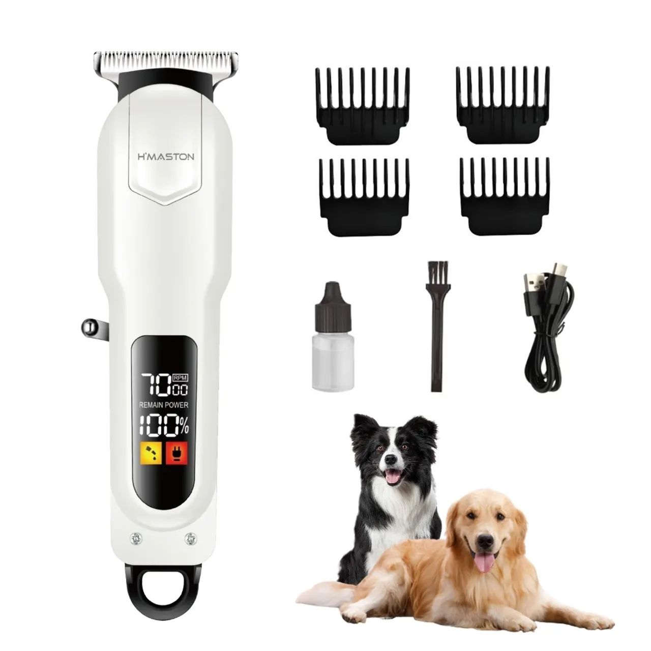 Máquina de Tosa Profissional Pet H?maston CW301 Sem fio - Foto 2