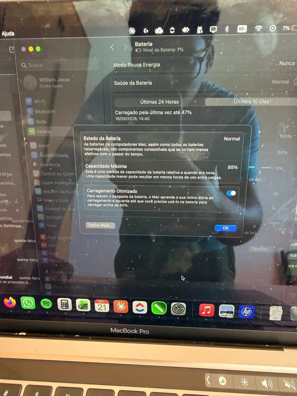 MacBook M1 Pro 2020 16gb | 256gb SSD | Prata - Foto 2