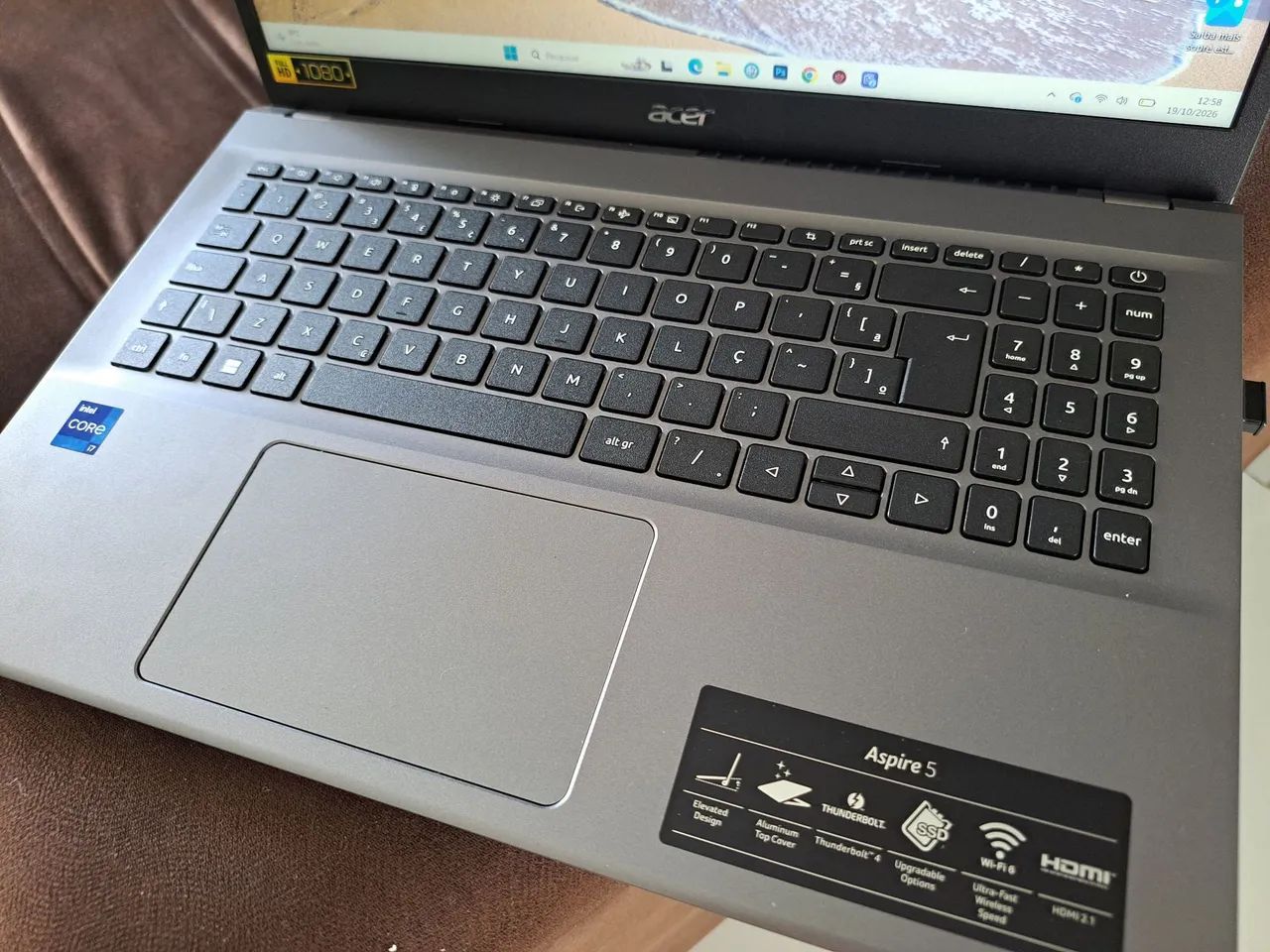 Notebook Acer Aspire 5 i7-12650H 8GB 256GB - Foto 5